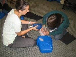 Practise using pocket mask and bag valve mask in CPR training courses.